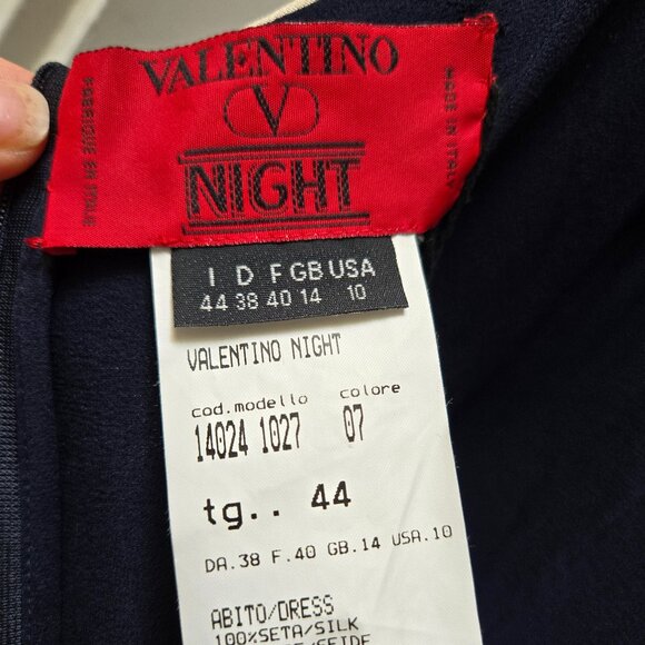 Vintage Valentino Night Evening Dress – 1970s – Size IT 44 (US 10, fits like 8) - Picture 4 of 5